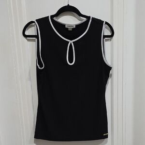 NWOT Calvin Klein Formal Tank - Black & White